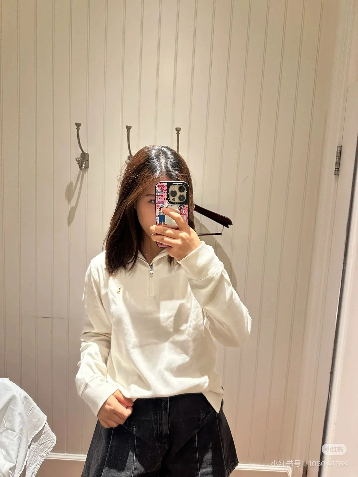 P210 Style No.: RL023】Ralph Lauren/Ralph Lauren classic small label embroidered high collar pullover half-zip sweatshirt